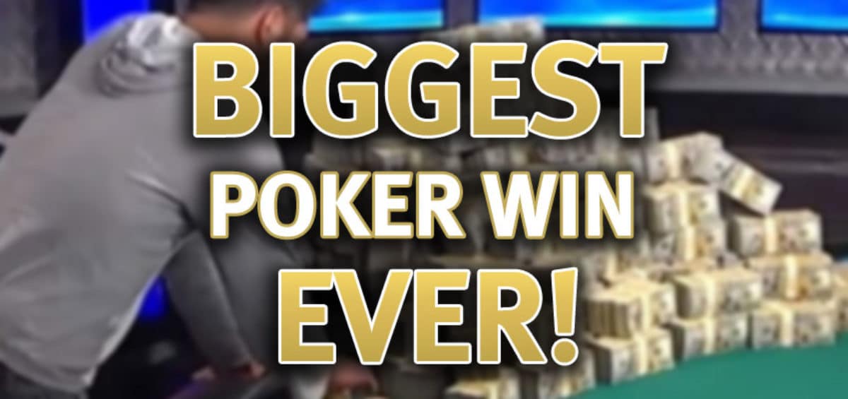 What are the Single Biggest Poker Winnings Ever?