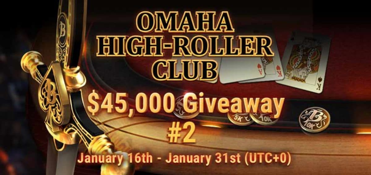 $45K Omaha Poker High-Roller Club