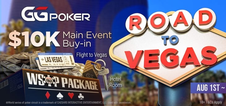 GGPoker’s Exclusive Road To Vegas Starts August 1
