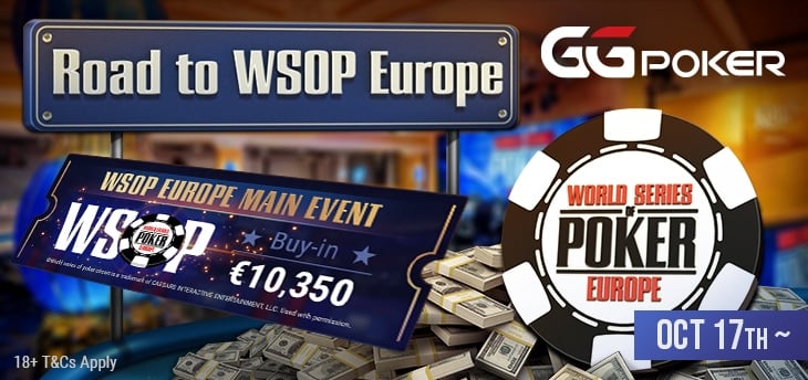 Get On The Road To WSOP Europe At GGPoker